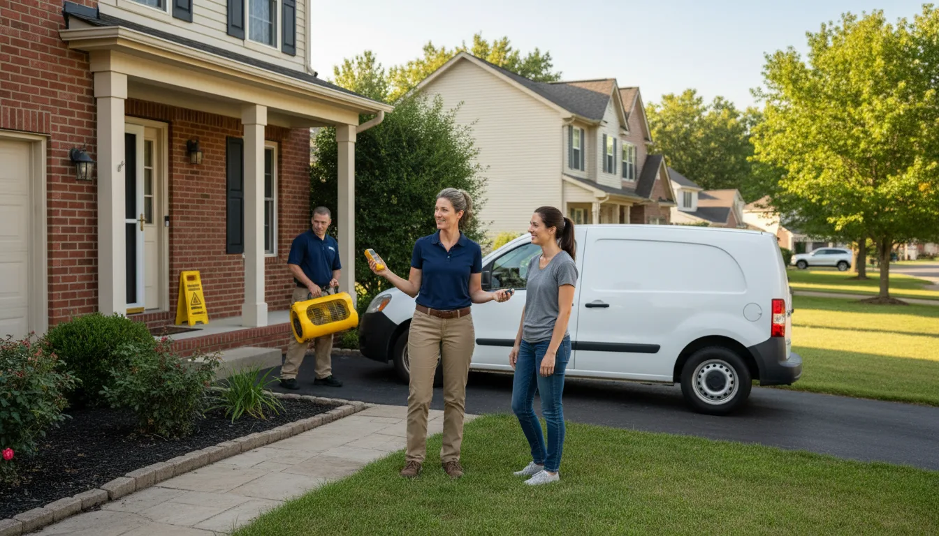 Water restoration image for Mold Remediation in Jasper, MO